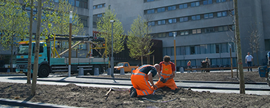 Tijdelijke terreinverlichting